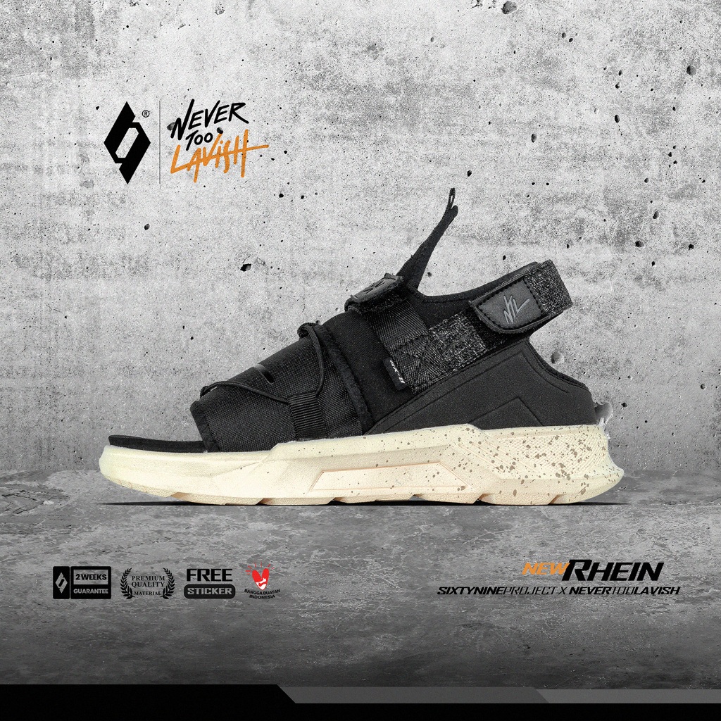 SIXTYNINE PROJECT x NEVERTOOLAVISH - RHEIN | Sandal Pria Wanita