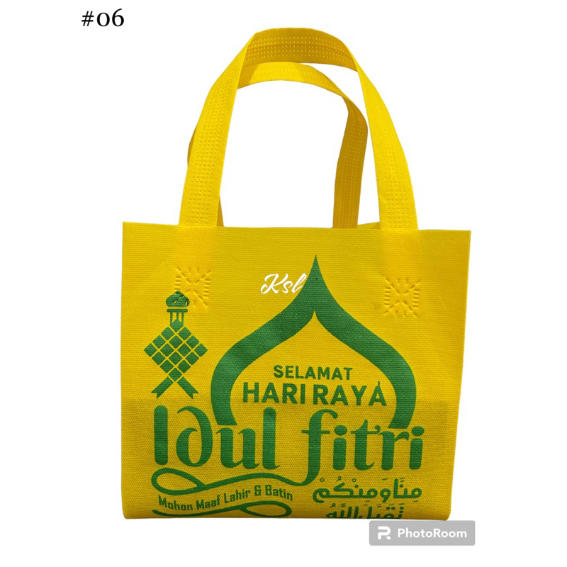 

Tas Spunbond / Tas Kain Belanja / Goodie Bag HLS KOTAK ( kotak nasi / kue ) IDUL FITRI 20, 22, 24, 26, 28