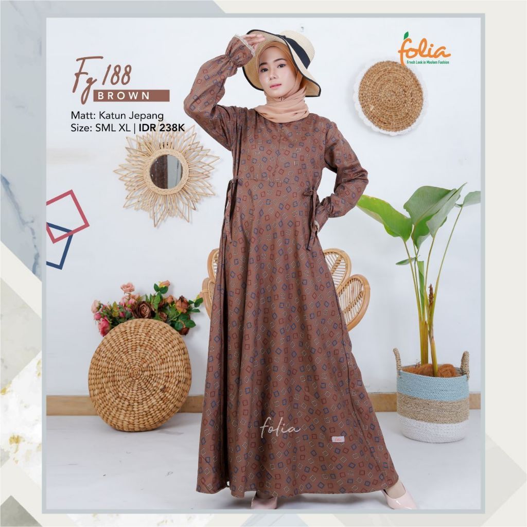 GAMIS FOLIA FG 188 BROWN , GAMIS DAILY , GAMIS PREMIUM , GAMIS DAILY , DISKON 30%