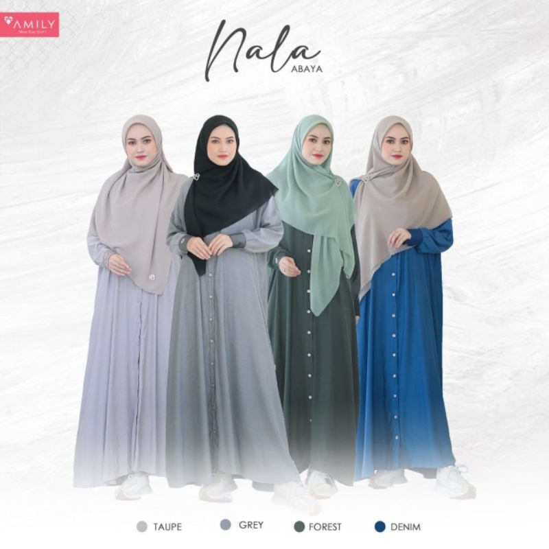 ABAYA NALA abaya kancing Amilyhijab// ABAYA MODEL OUTER