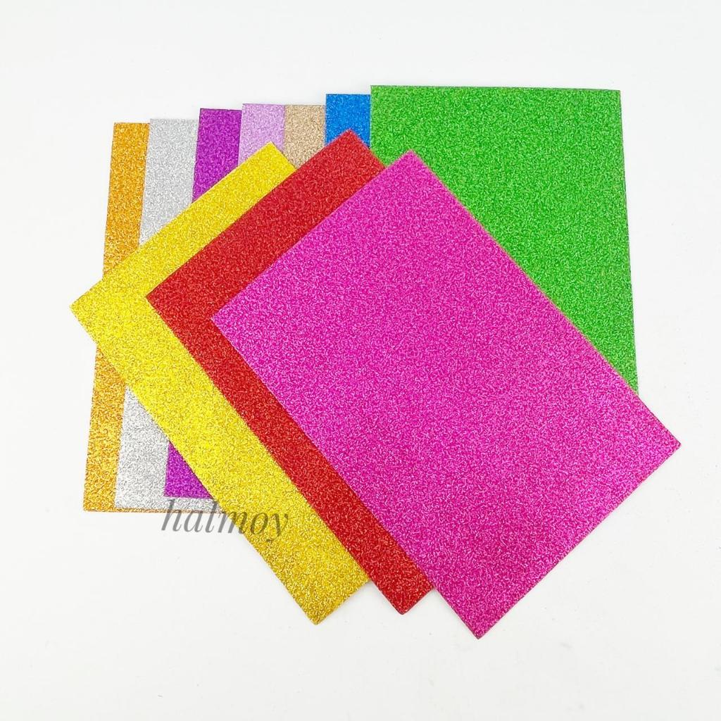 

GLITTER FOAM ART / EVA FOAM ART / SPONGE GLITTER UKURAN A4 MIX COLOR