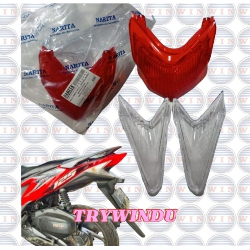 mica lampu stop+sen belakang vario techno 125
