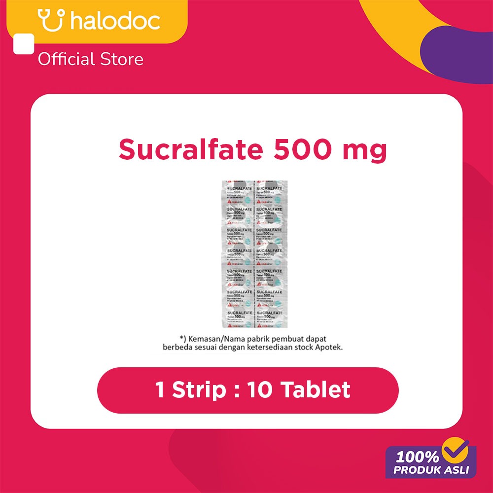 Sucralfate 500 Mg 10 Tablet