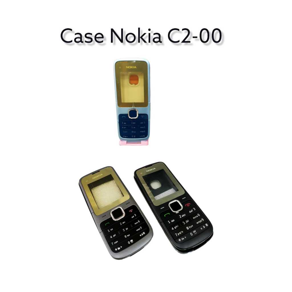 ORIGINAL CASE NOKIA TYPE C2-00 NEW CASE HP NOKIA JADUL BARU