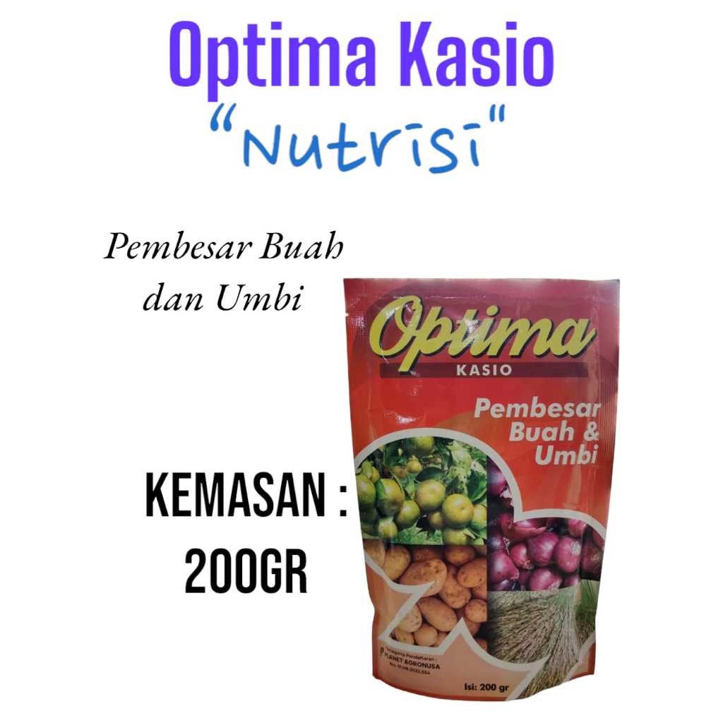 Optima Kasio Pembesar Umbi dan Buah 200gr