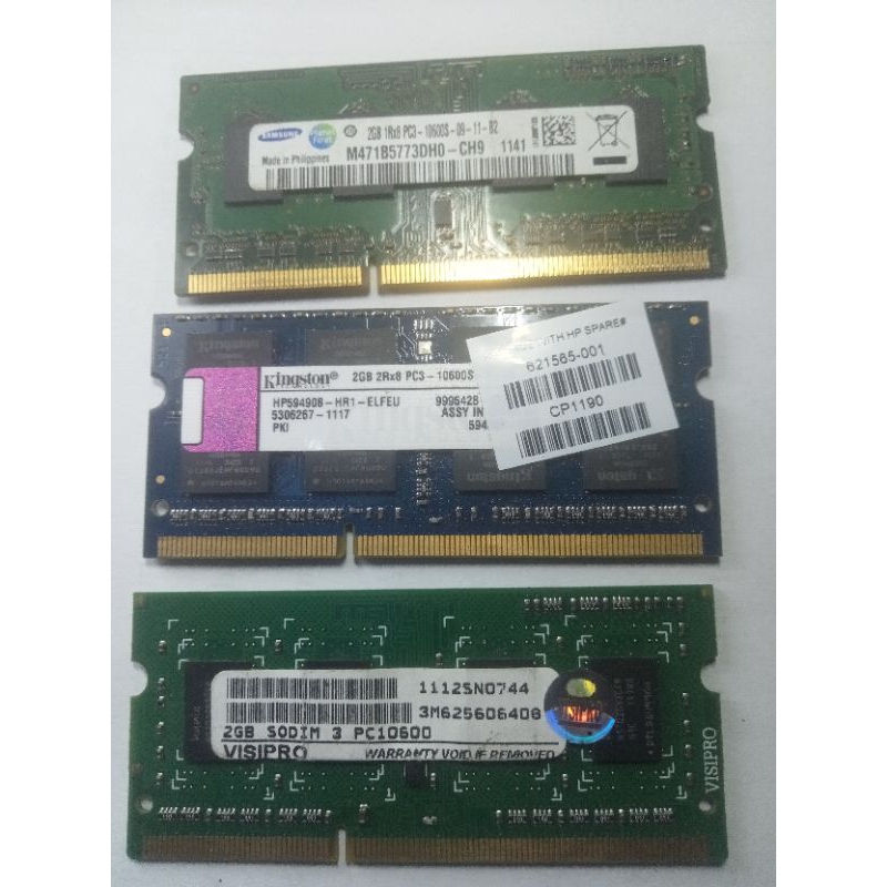 RAM LAPTOP DDR3 2GB 10600