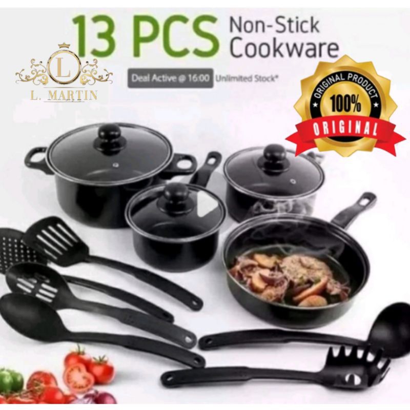 Cookware Set 3pcs SQRS  / Panci Set 13 Pcs SQRS