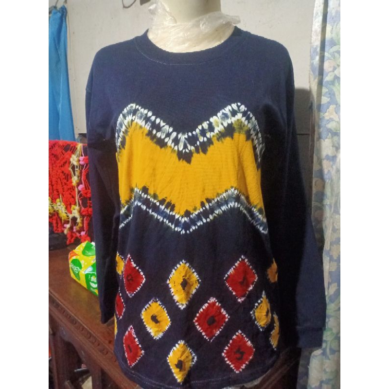 kaos sasirangan lengan panjang