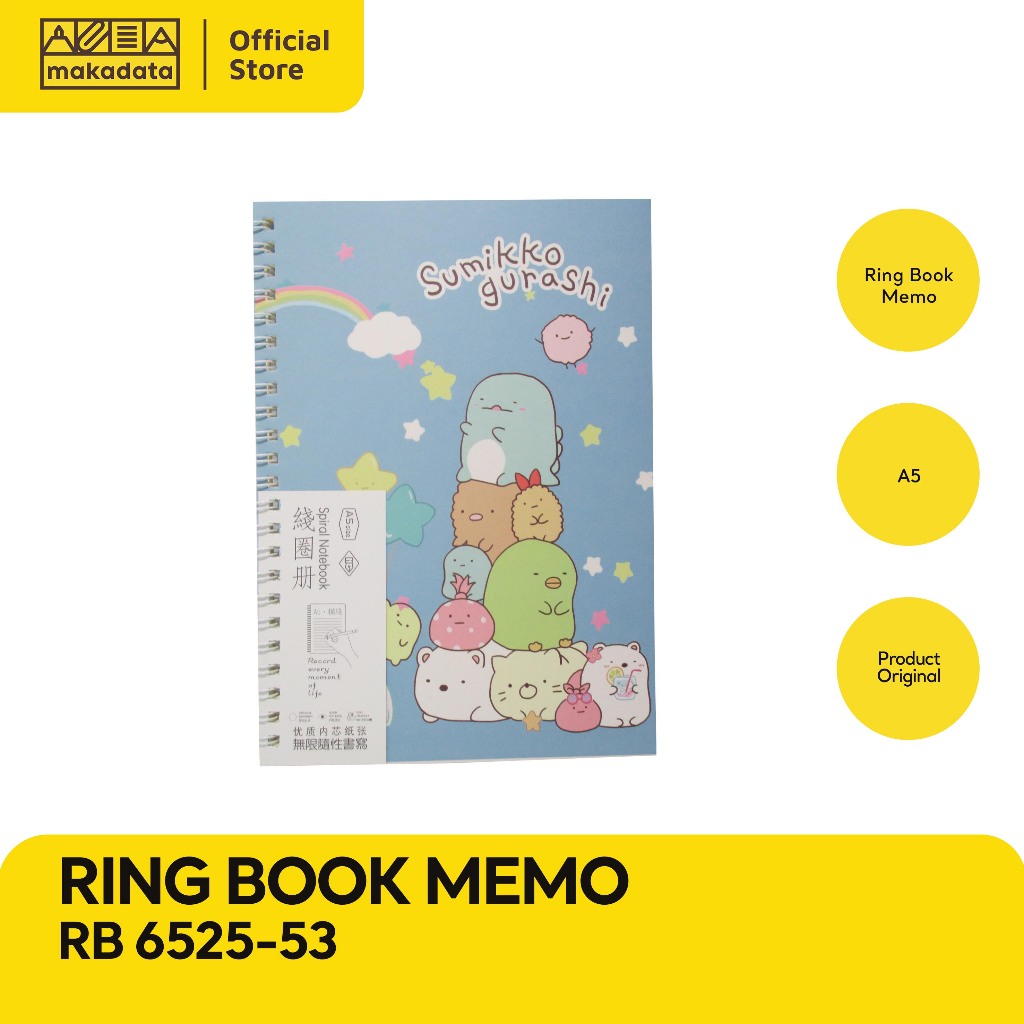 

RING BOOK A5 6525-49/53 (1 PCS) MURAH
