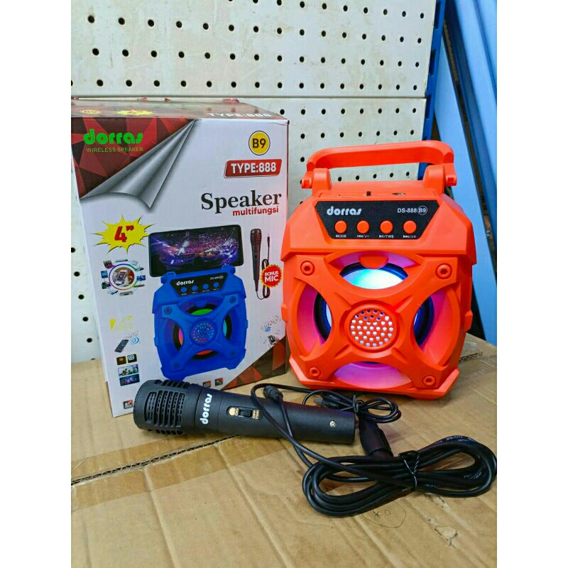 SPEAKER WIRELESS BLUETOOTH DORRAS 4" DS-888 B9