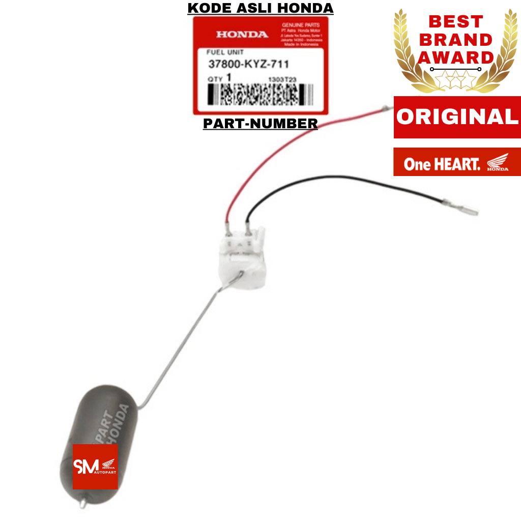 37800-KYZ-711 Fuel Unit Pelampung Tangki Bensin Supra X 125 Helm in Fi