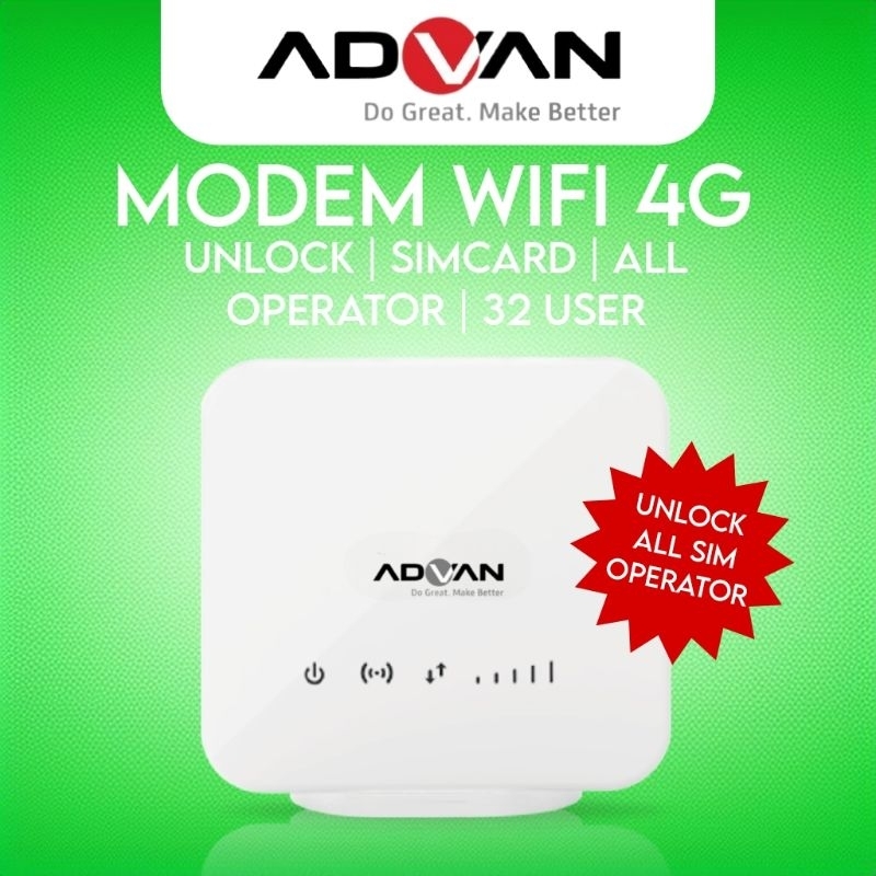 Modem Advan Wifi 4G CPE Router Start Hybrid Modem XL Satu Modem Unlock Modem Advan Unlock