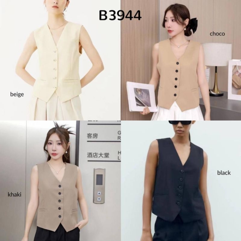 Joline Premium Vest With Back Buckle