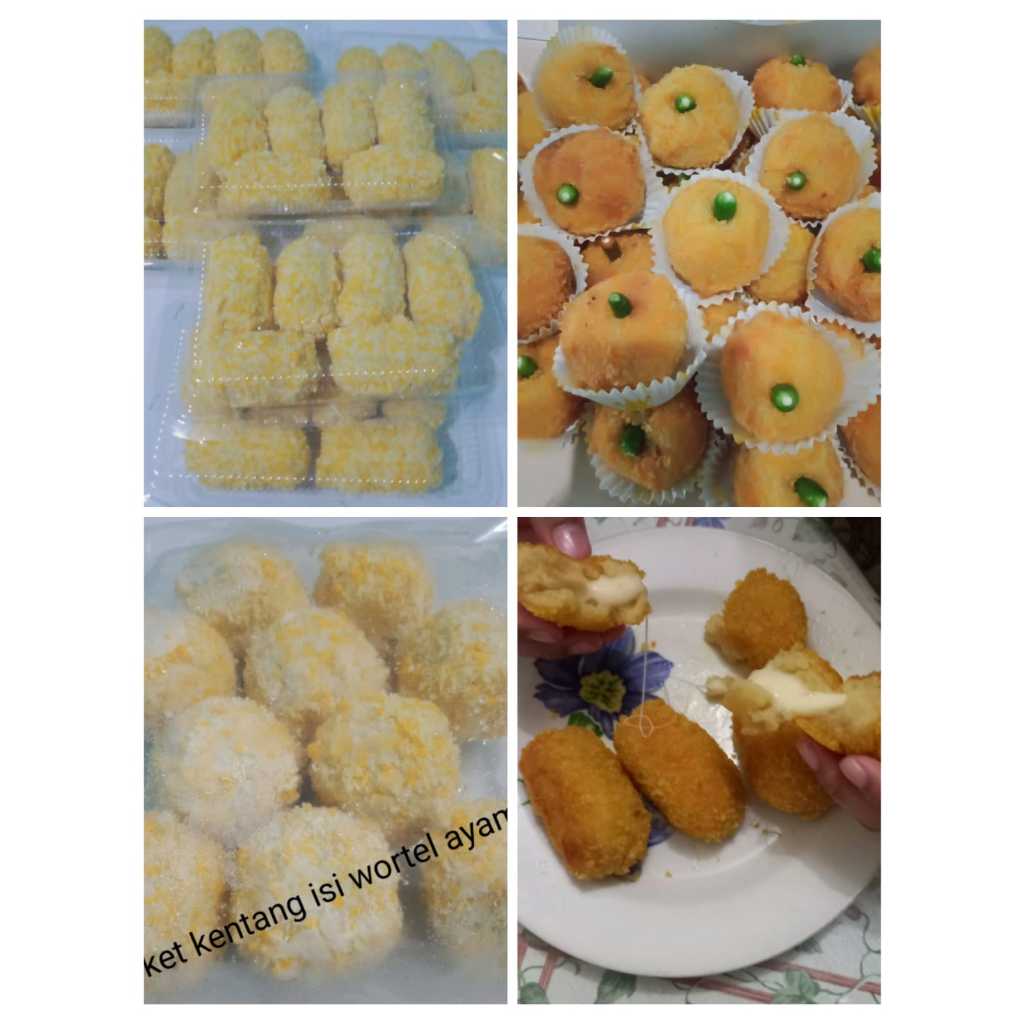 

1 pack isi (10) Kroket Sayur frozen food | Kroket Sayur frozen food