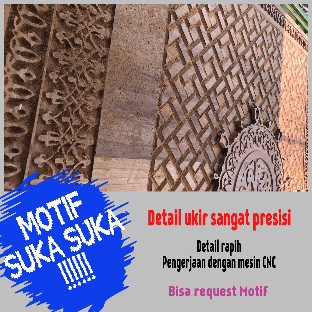 UKIR KAYU CUSTOM CUTTING CNC