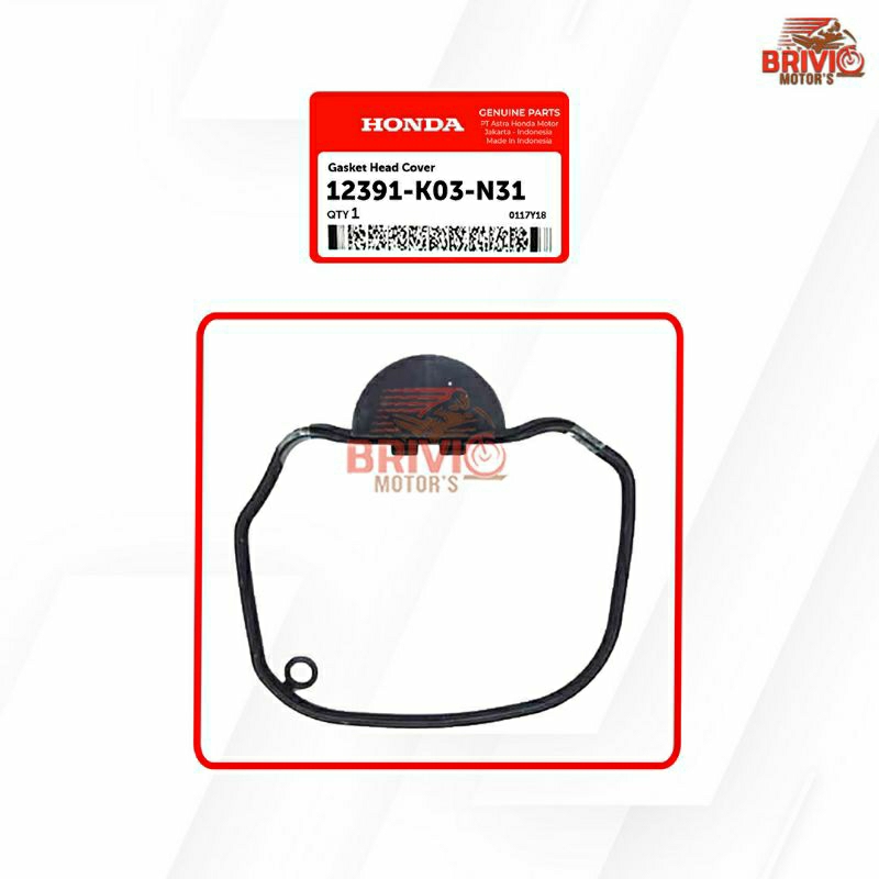 Paking Gasket Head Cover 12391 K03 N31