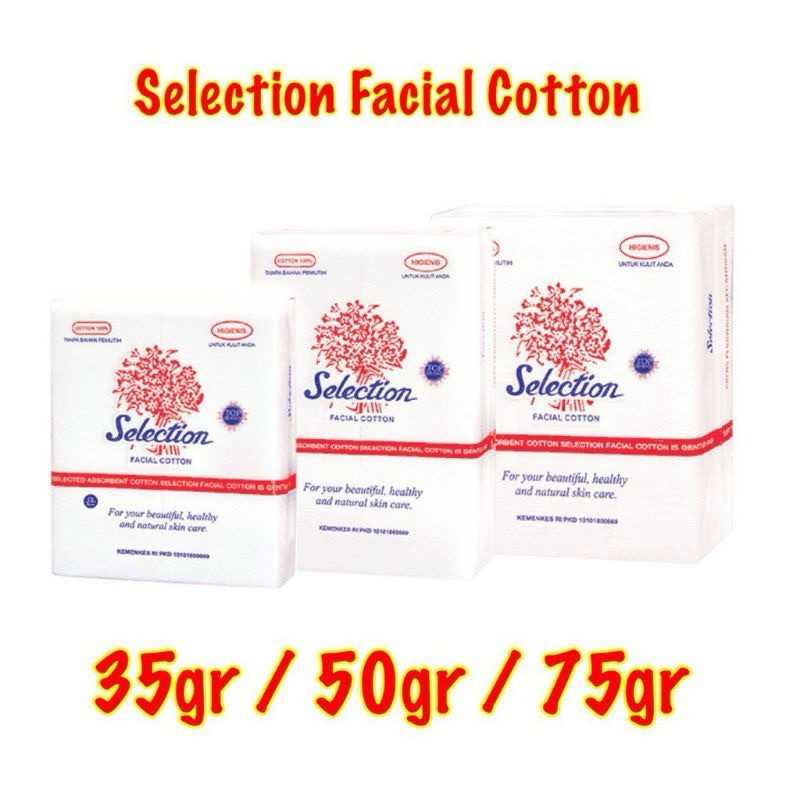 Kapas Selection / Kapas wajah / Selection Facial Cotton