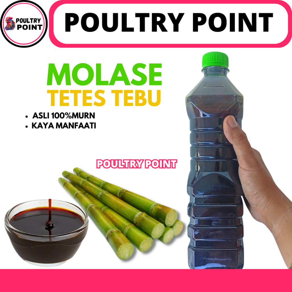 MOLASES TETES TEBU 1 KG -  Molase Tetes Tebu Murni Kental Berkualitas