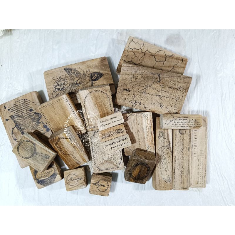 

WHC - Wood Stamp for Journaling Scrapbooking 3