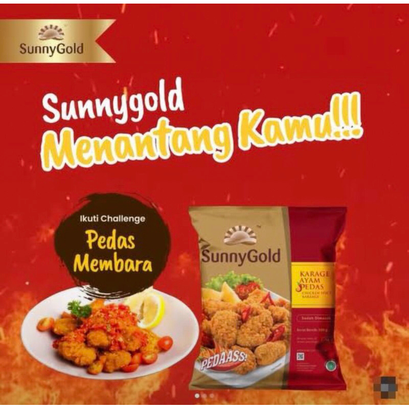 

SUNNY GOLD KARAGE PEDAS 500 GRAM