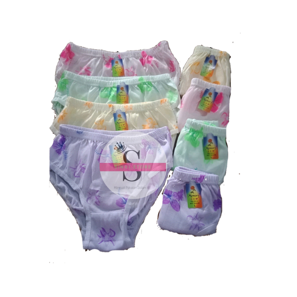 Celana Dalam Memory  perempuan /Wanita Dewasa|CD motif bunga bunga