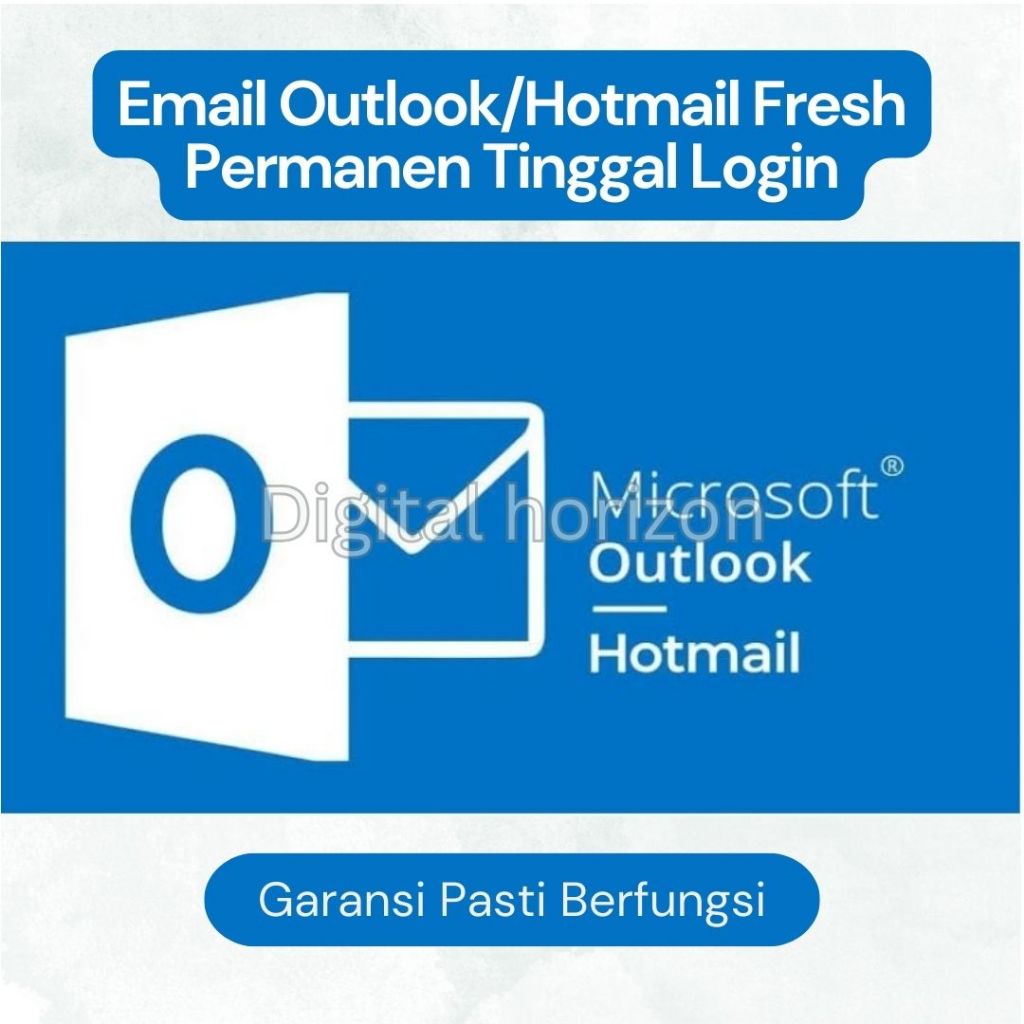 Akun Outlook/Hotmail Fresh Permanen Bergaransi Multifungsi