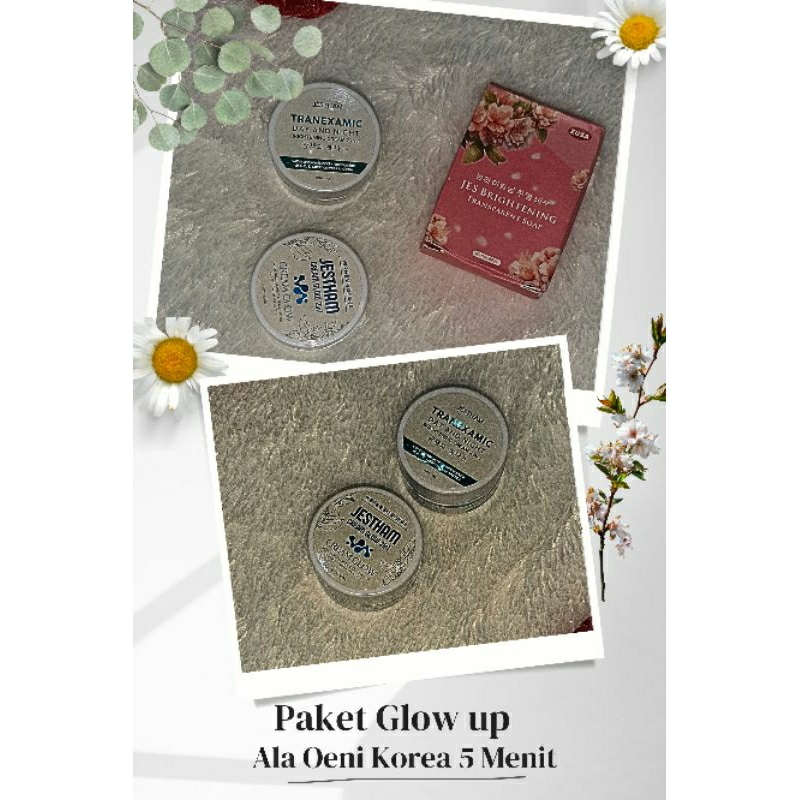 Paket Whitening untuk wanita Glowing Jestam Brightening