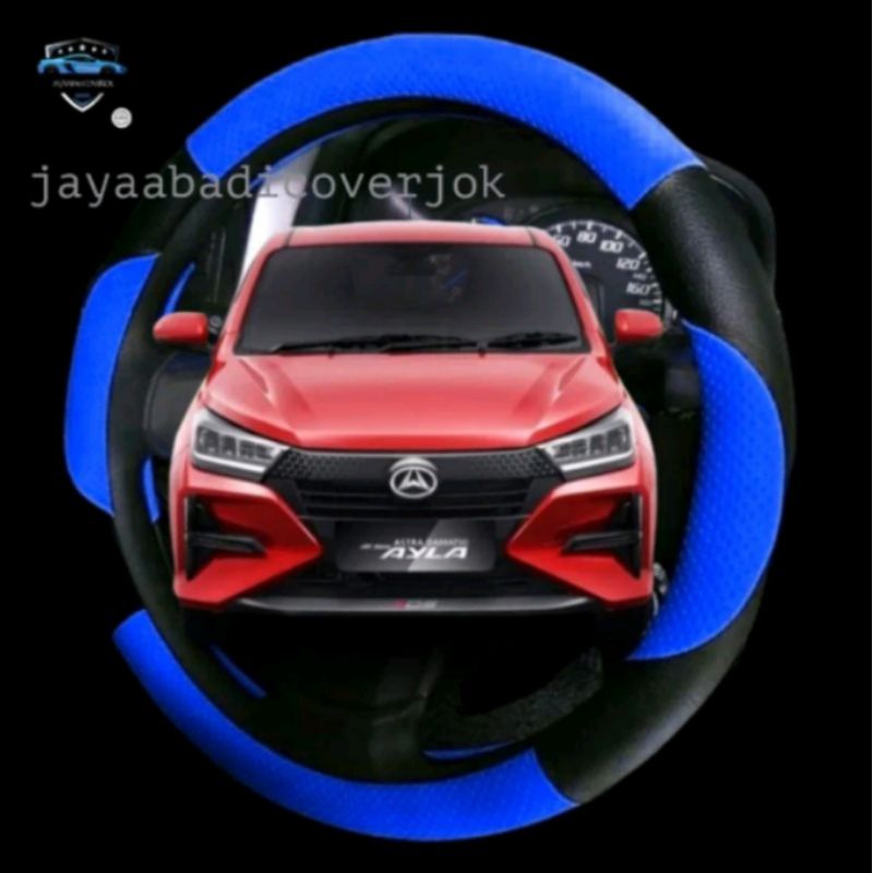 sarung stir mobil ayla, cover stir mobil ayla