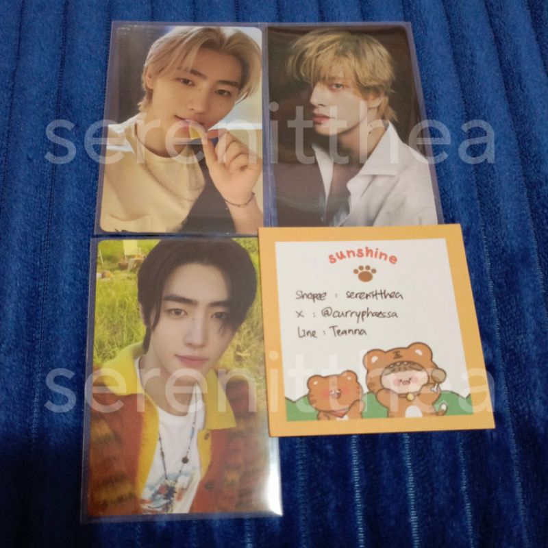 [OFFICIAL] PC Photocard Album Enhypen Sunghoon Jake Keripik Orange Blood Dark Blood Manifesto Engene