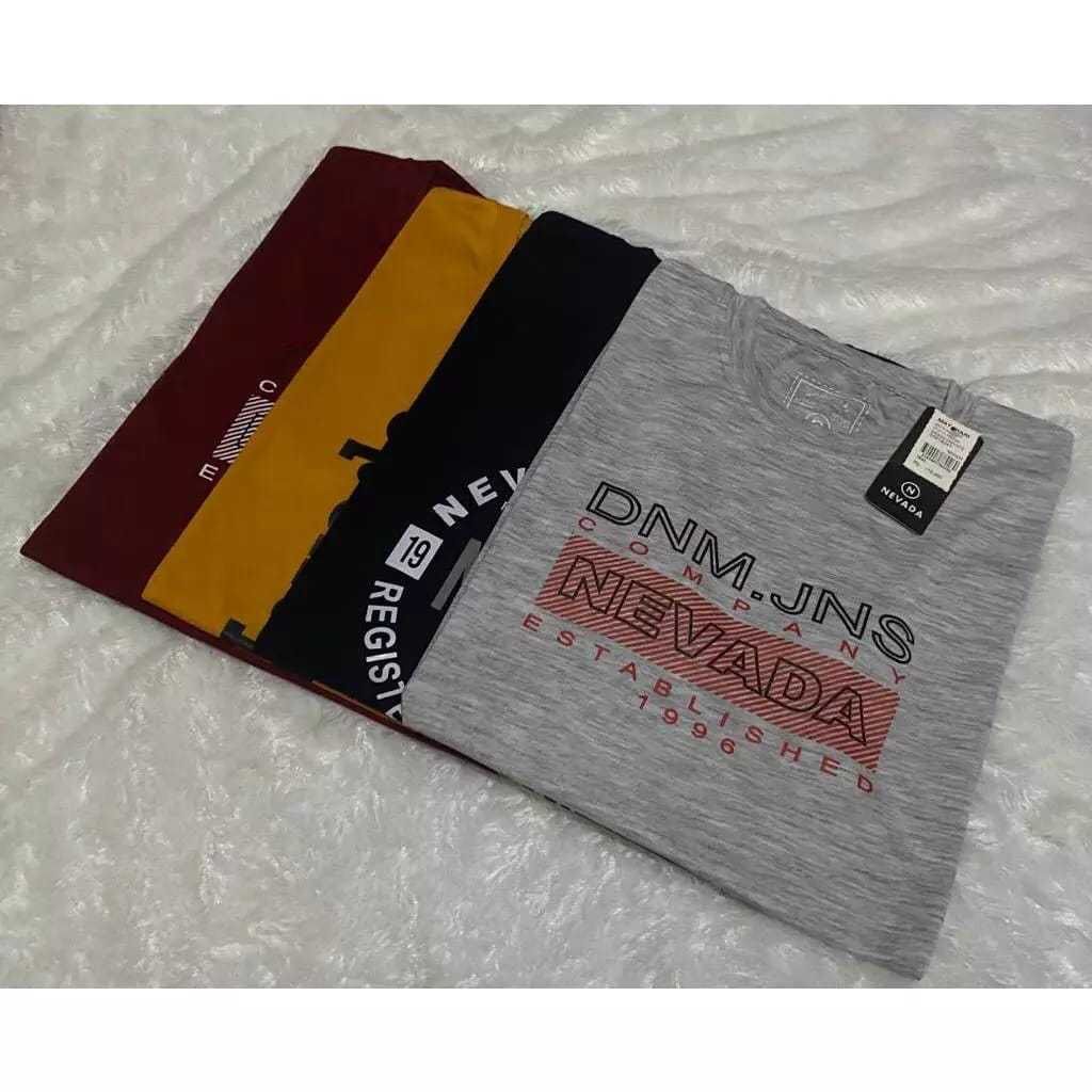 Paket hemat 4 potong 100 kaos nevada original / Kaos nevada cowok / cewek / kaos capple / Kaos nevad
