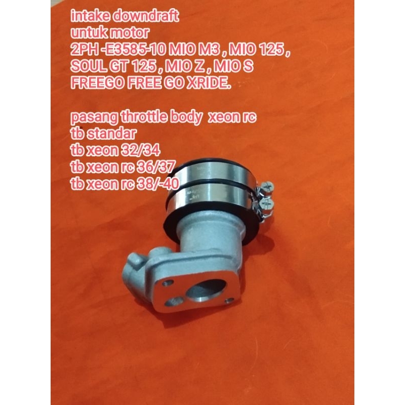 intake downdraft mio m3  mio 125