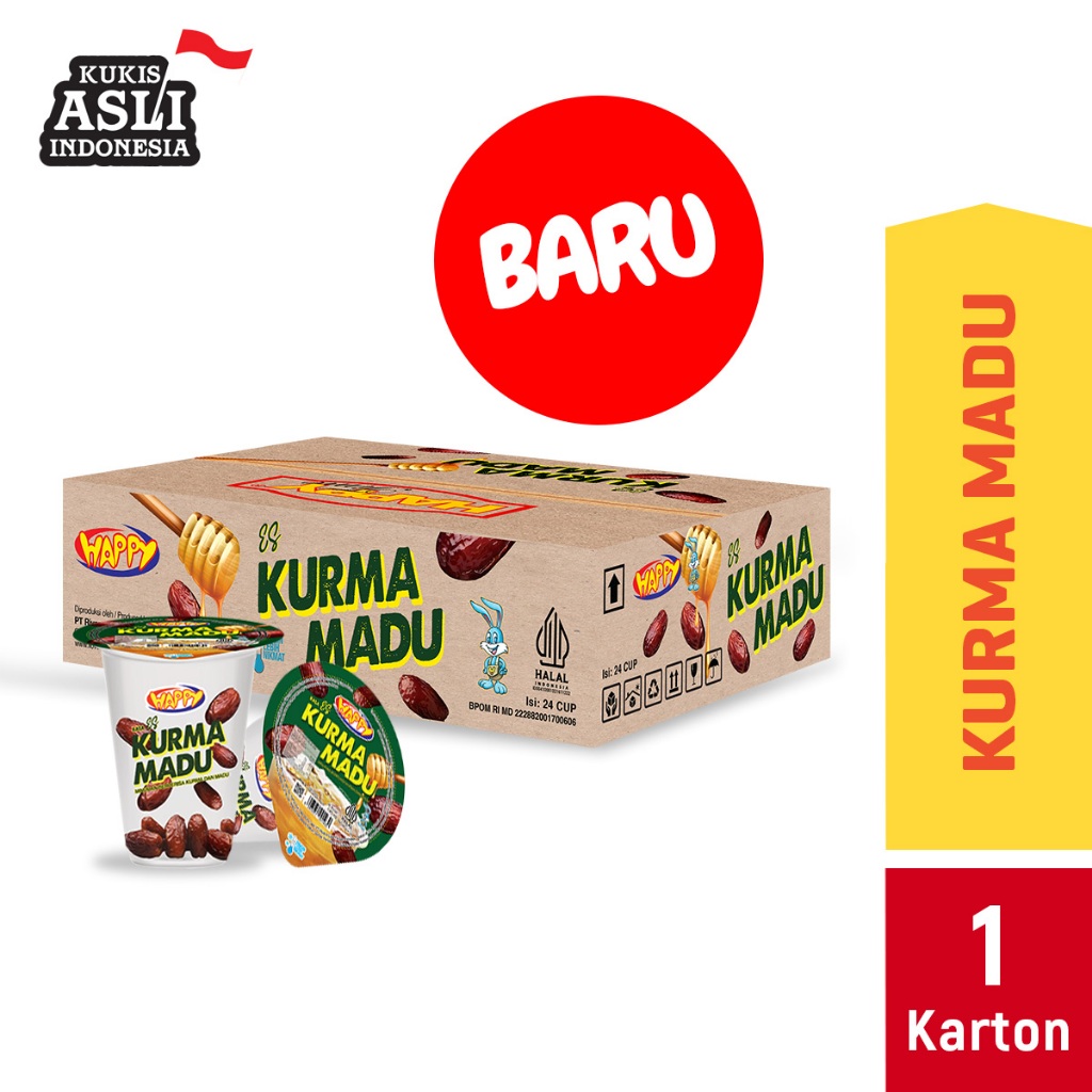 

Happy Es Kurma Madu (Isi 24 Cup)