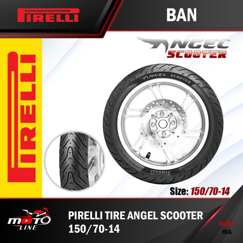 Ban PIRELLI Angel Scooter Ring 14 -140/70-14 / 150/70-14