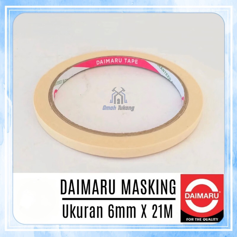 

Isolasi Kertas Kecil 6mm DAIMARU / Masking Tape 6mm