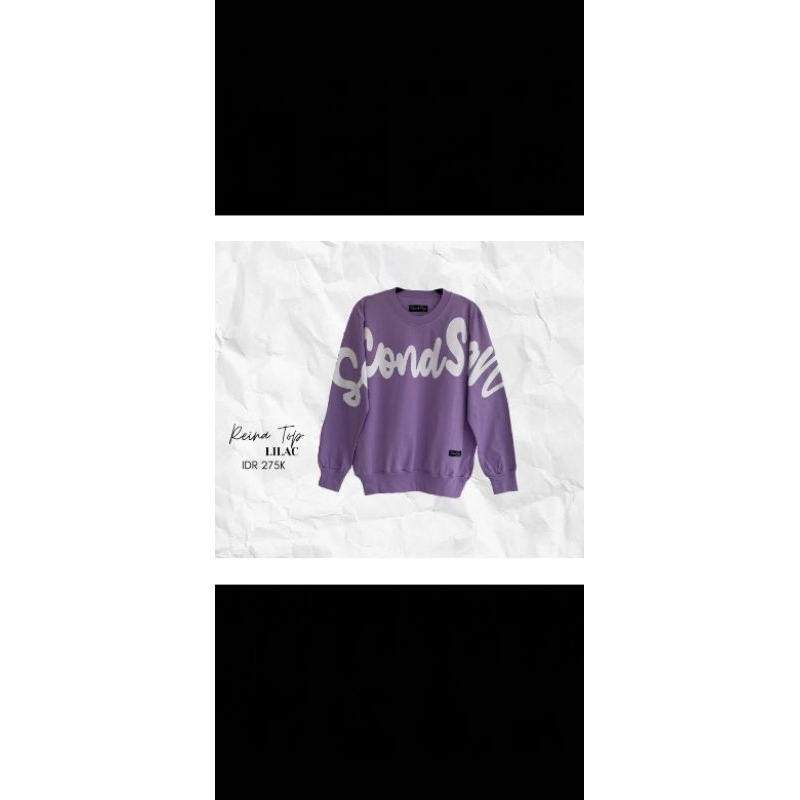 Second Sign Atasan Kaos Reina Top