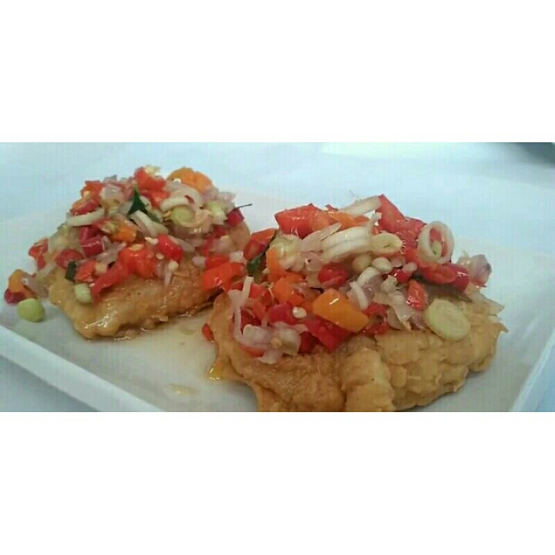 

ayam geprek sambal matah
