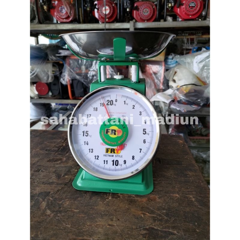 Timbangan Duduk 20 Kg FRT Jarum Analog Kue Buah Timbangan Duduk Jarum Analog