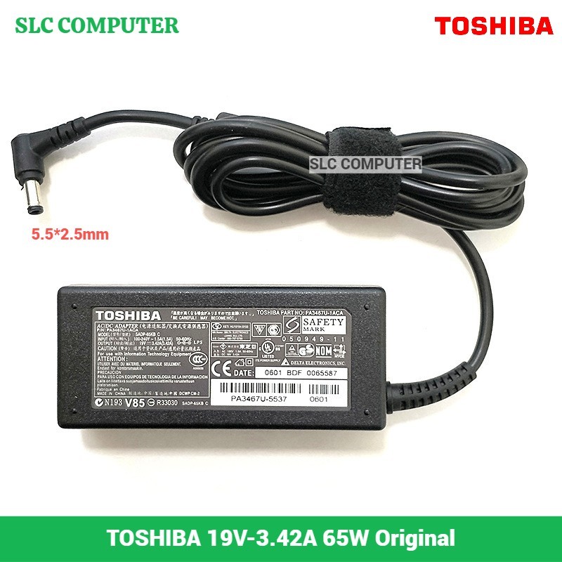 Adapter charger Toshiba Satellite A665D-S5178, L630-BT2N15, 19V 3.42A Original