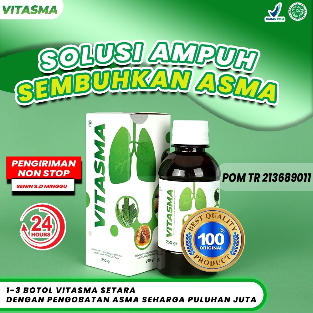 TERLARISS  Madu Vitasma - Obat Batuk Sakit Tenggorokan Madu Vitasma Bronkitis Bronkhitis Radang Teng