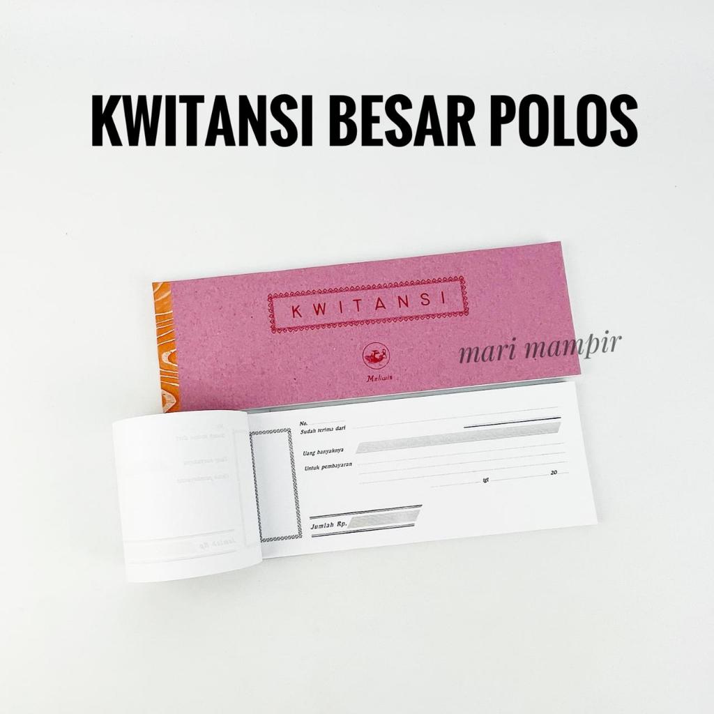 

KWITANSI BESAR POLOS