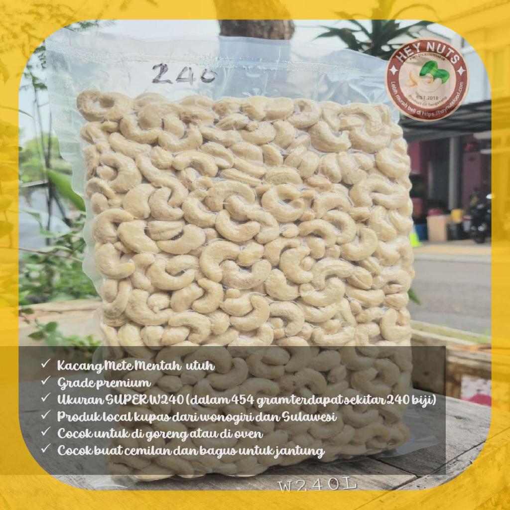 

Kacang Mete Wonogiri Mentah Jumbo W240