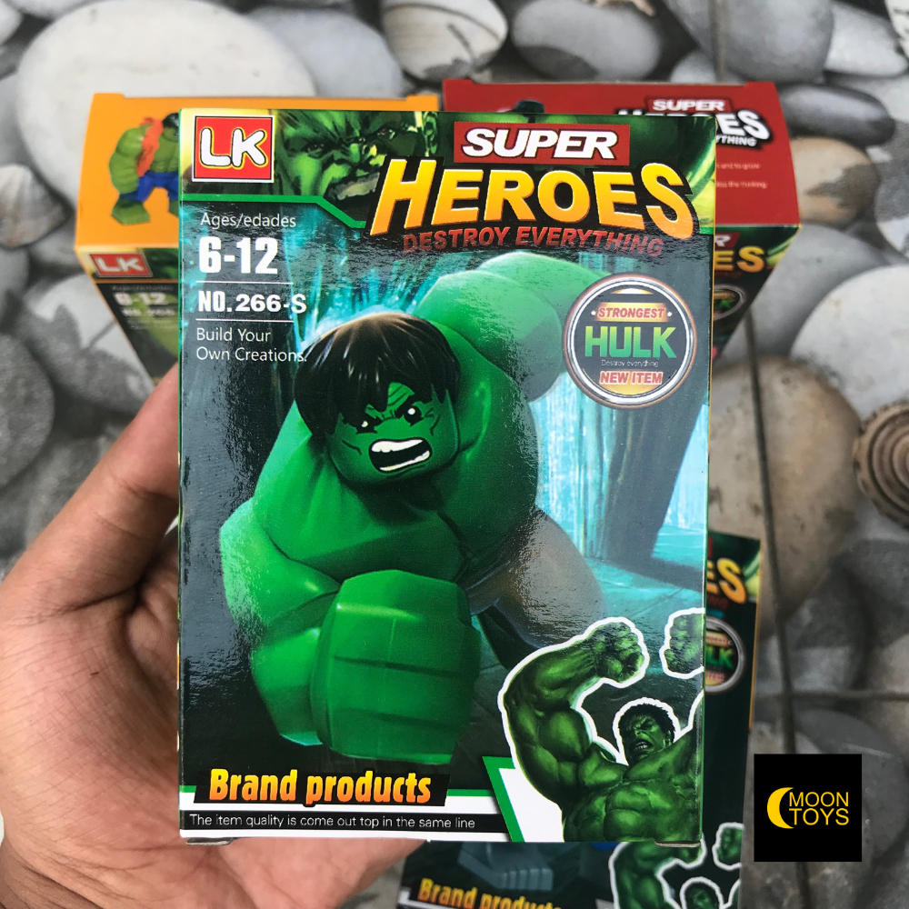 Mainan Anak Brick Heroes HULK / Mainan Brick Anak