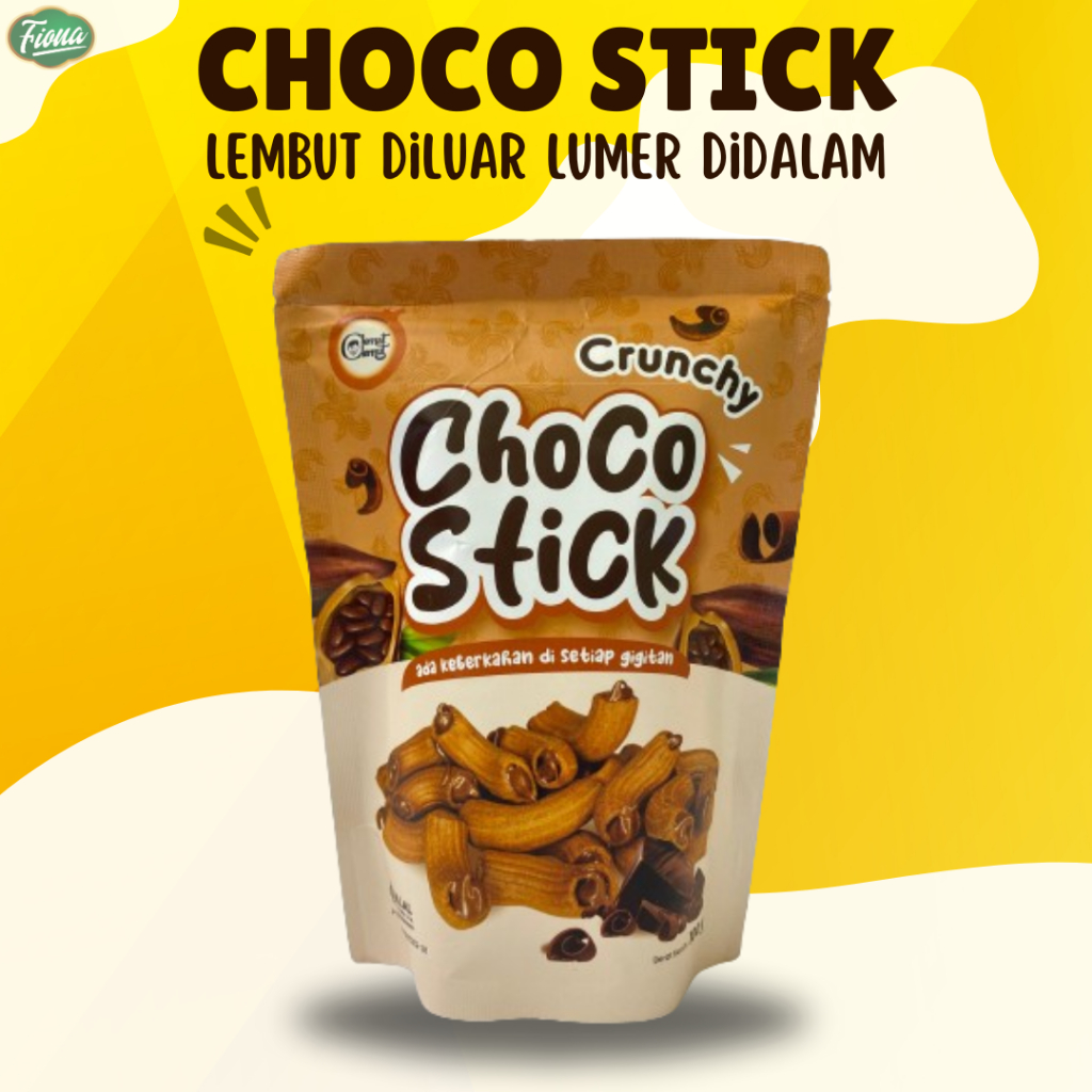 

Choco Stick Keripik Cokelat Stick Lembut dan Lumer di Mulut 100 gr