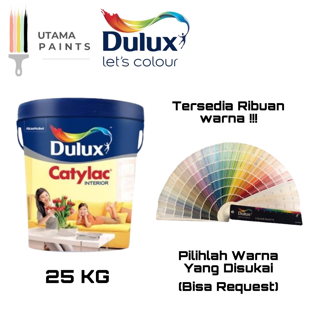 CAT TEMBOK INTERIOR DULUX CATYLAC 25KG