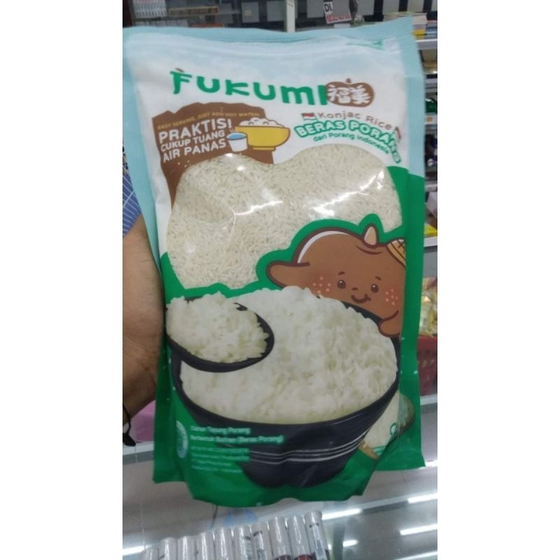 

FUKUMI Beras Porang Pouch 1 kg Shirataki Konjac Rice HARGA PROMO