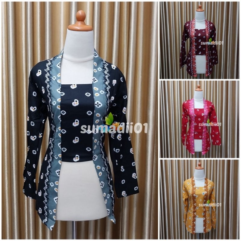 Kebaya Kutu Baru Motif Jumputan