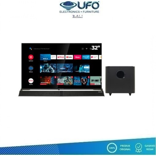 POLYTRON 32BAG9953 Smart Android Digital TV 32" + Sound Bar