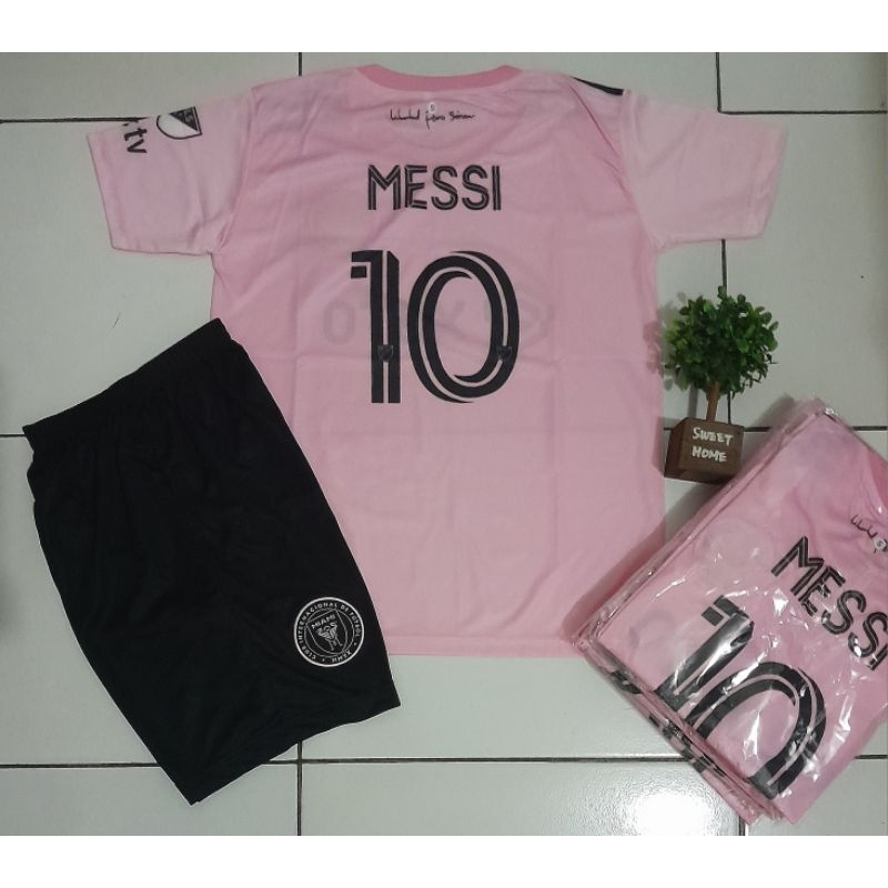JERSEY BOLA ANAK (6-11 TAHUN) MESSI INTER MIAMI 23/24 SEVEN STARS