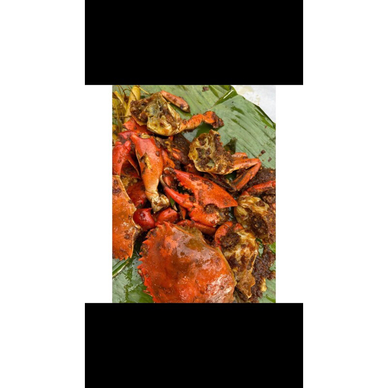 

Kepiting Nyinyir (Kepiting Rempah Asap isi 2 ekor kepiting)