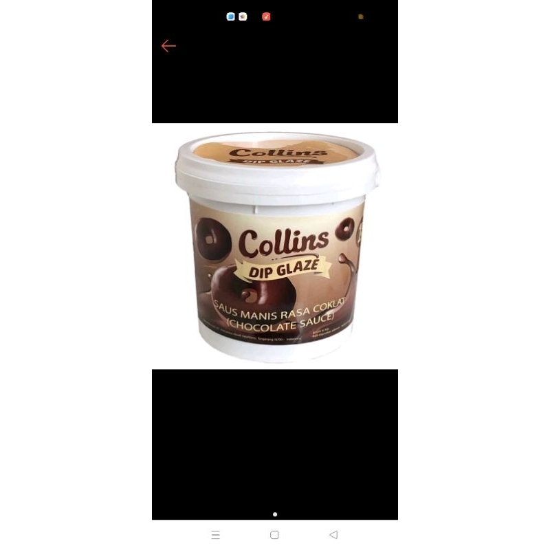 

SALE glaze coklat Collins exp 29 july2025